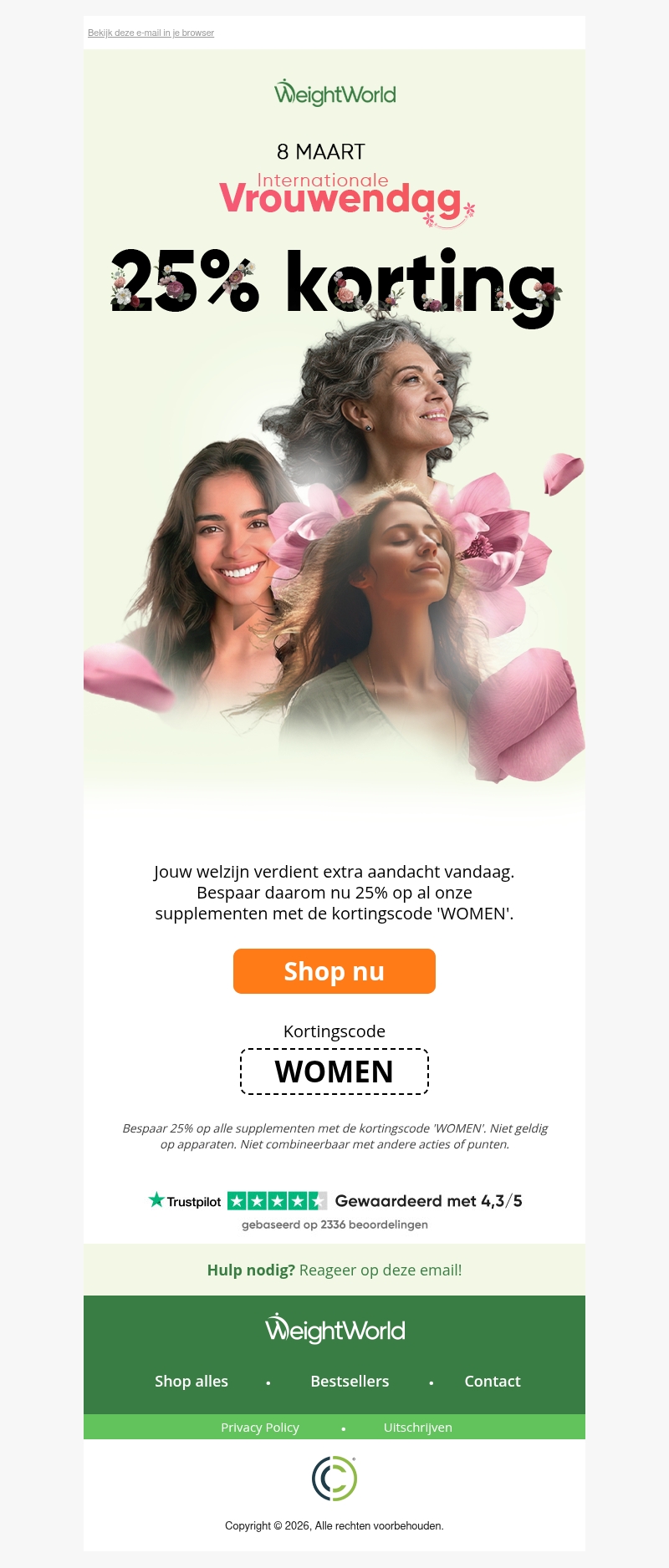 Extra voordeel voor haar π Extra voordeel voor haar π