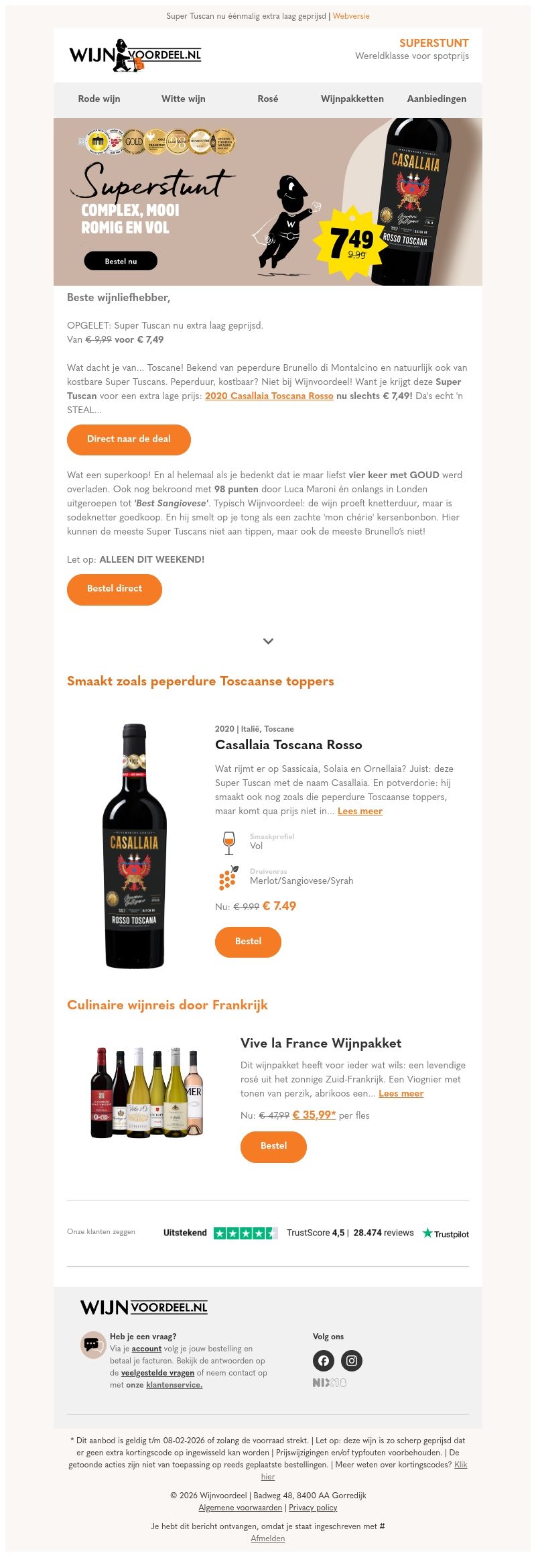 SUPERSTUNT | Super Tuscan met vier keer GOUD SUPERSTUNT | Super Tuscan met vier keer GOUD