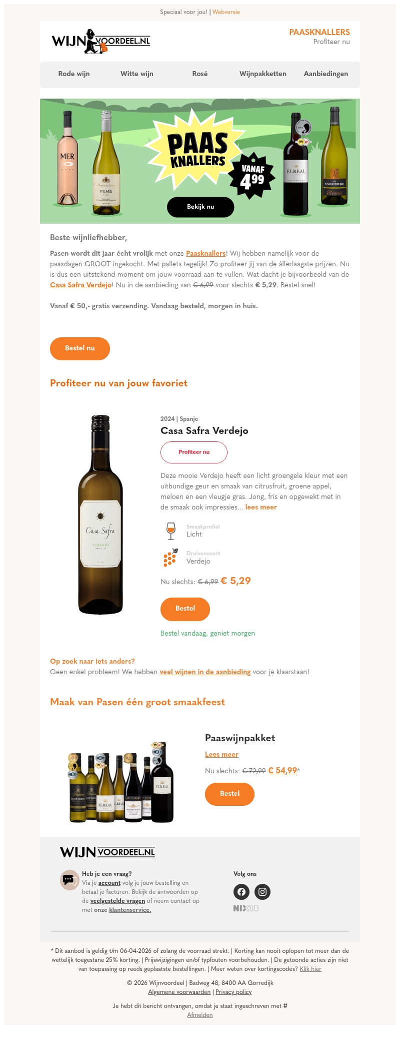 Casa Safra Verdejo nu met paaskorting🐣🐰🌷 Casa Safra Verdejo nu met paaskorting🐣🐰🌷