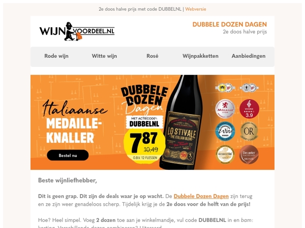 Dubbele Dozen Dagen zijn terug!