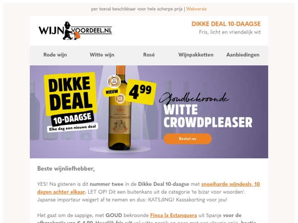 Geweigerd in Japan, morgen hier uitverkocht | DEAL 2