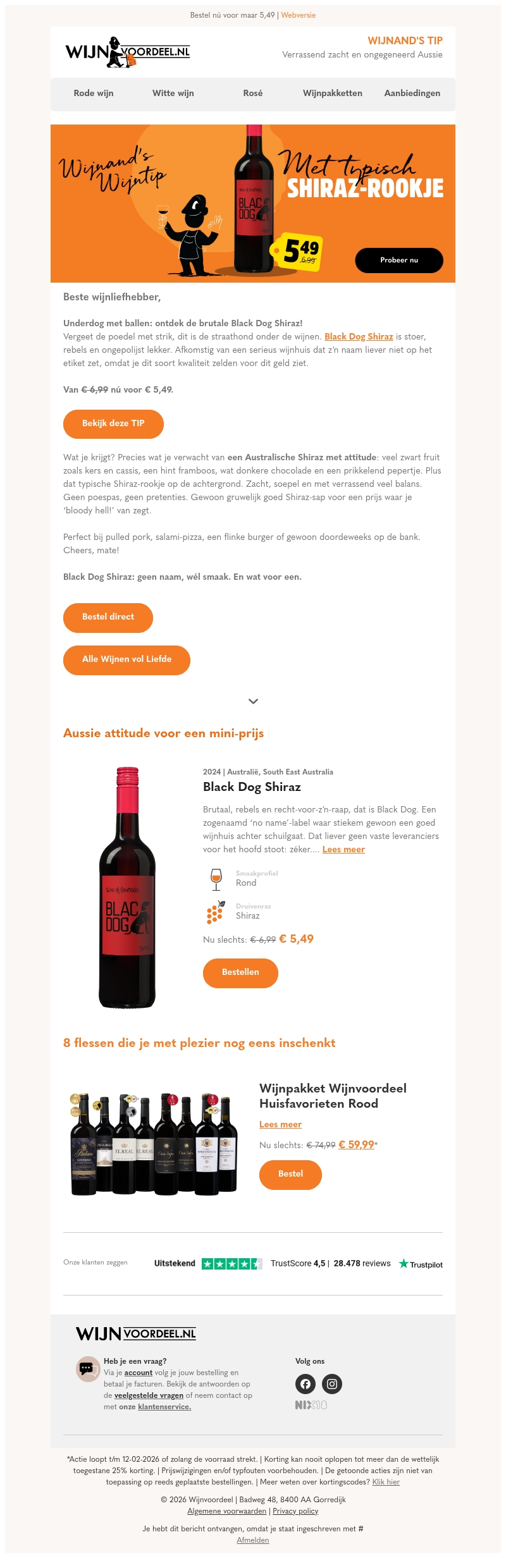 Black Dog Shiraz, brutaal lekker Black Dog Shiraz, brutaal lekker