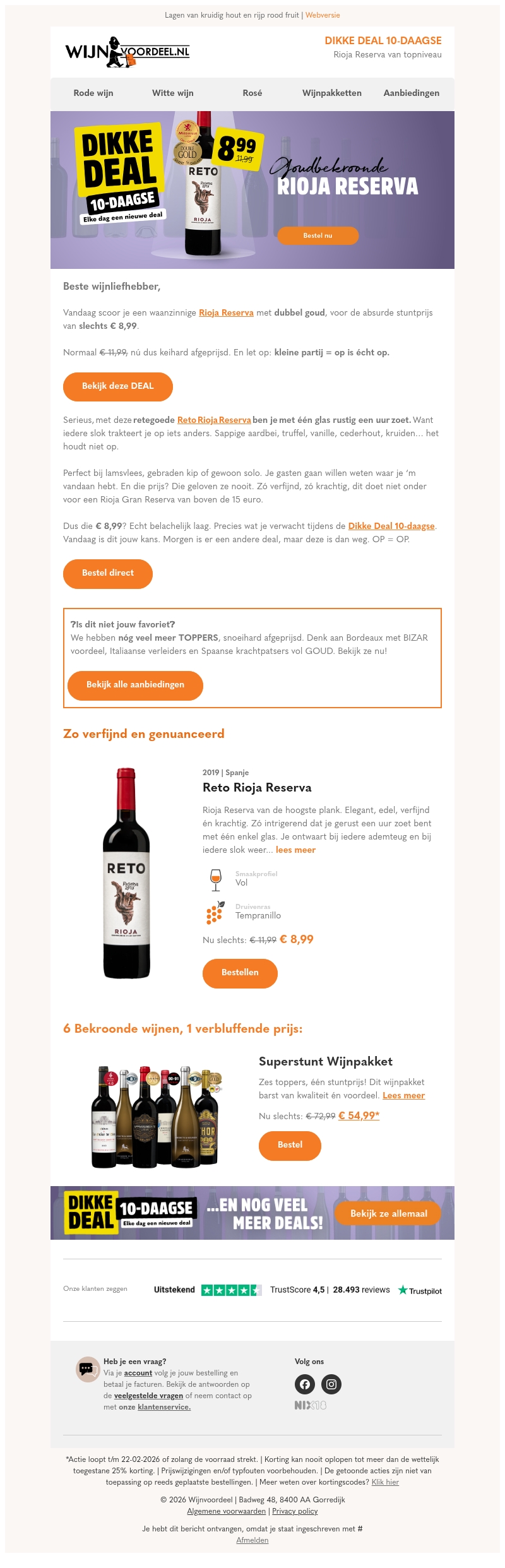 Goud & dubbel Goud voor deze Rioja Reserva Goud & dubbel Goud voor deze Rioja Reserva