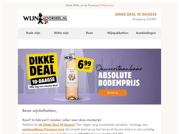 Provence STUNT: Slechts 6,99 voor TOP rosé