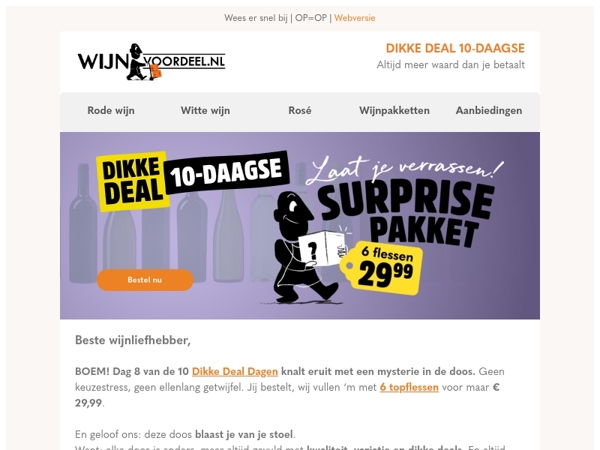 DIKKE DEAL 8 | 6 verrassingen voor 29,99