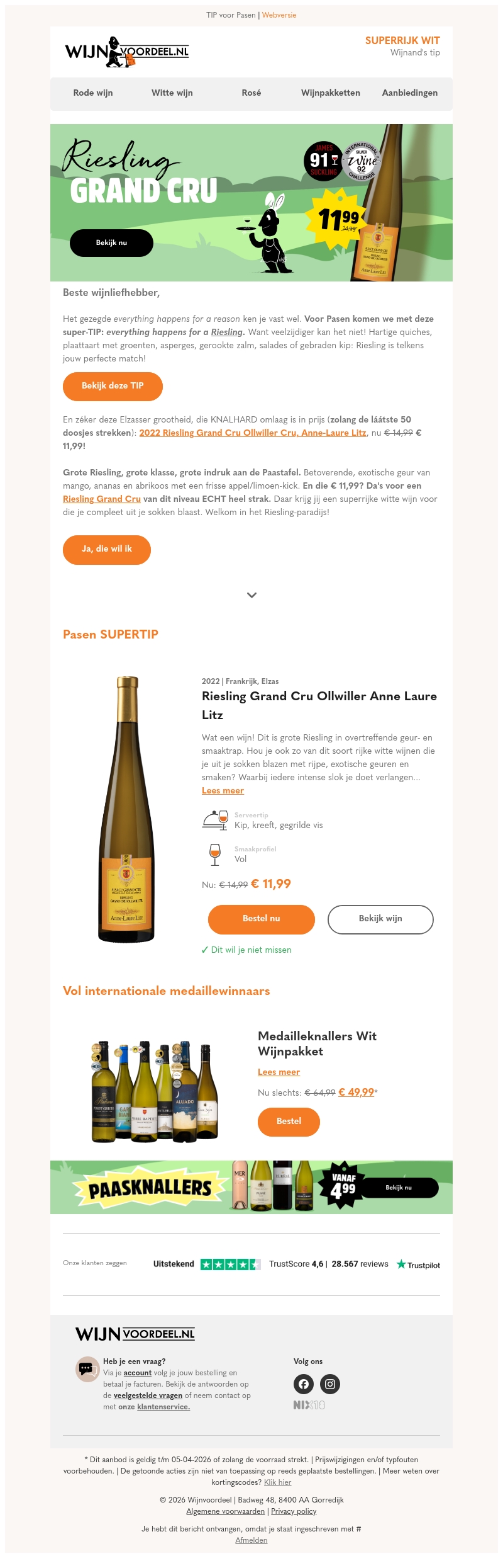 PAASTIP | Grote Grand Cru Riesling 🐰🐣🌷 PAASTIP | Grote Grand Cru Riesling 🐰🐣🌷