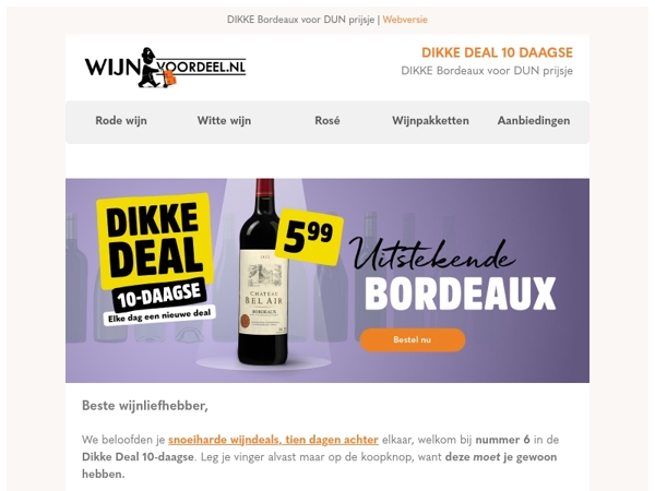 DIKKE Bordeaux voor DUN prijsje