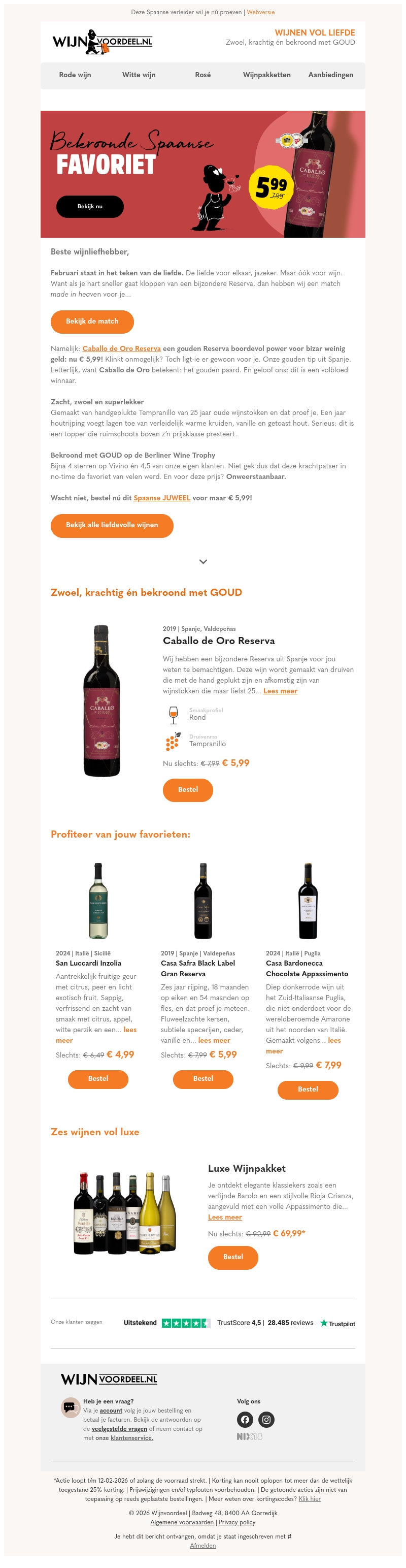 Gouden Reserva | Liefde op het eerste glas Gouden Reserva | Liefde op het eerste glas