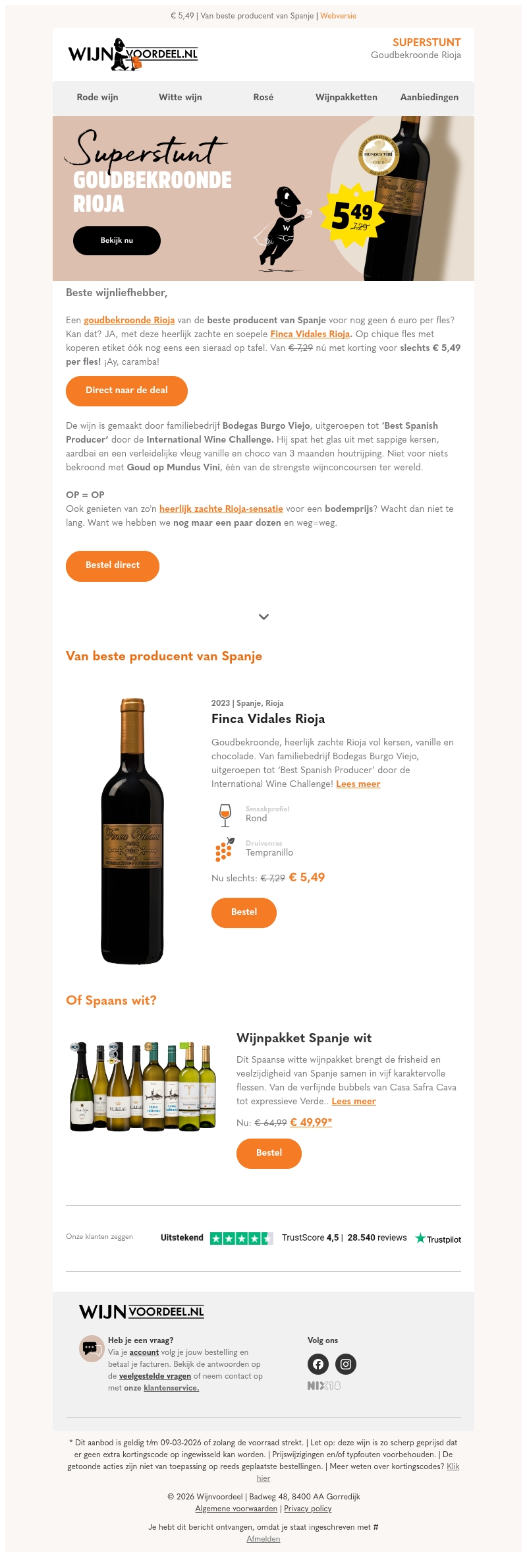 SUPERSTUNT | Goudbekroonde Rioja SUPERSTUNT | Goudbekroonde Rioja