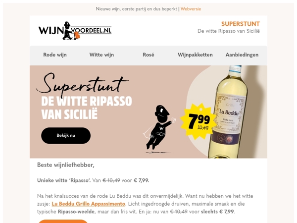 SUPERSTUNT | De witte Ripasso van Sicilië