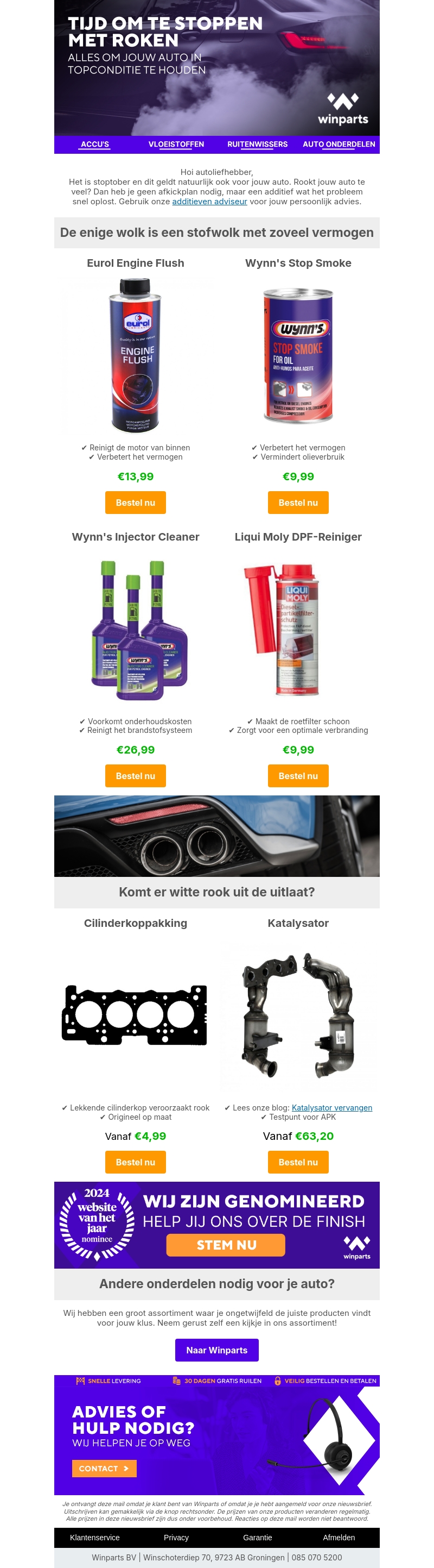 De Auto stopt ook met Roken deze maand De Auto stopt ook met Roken deze maand