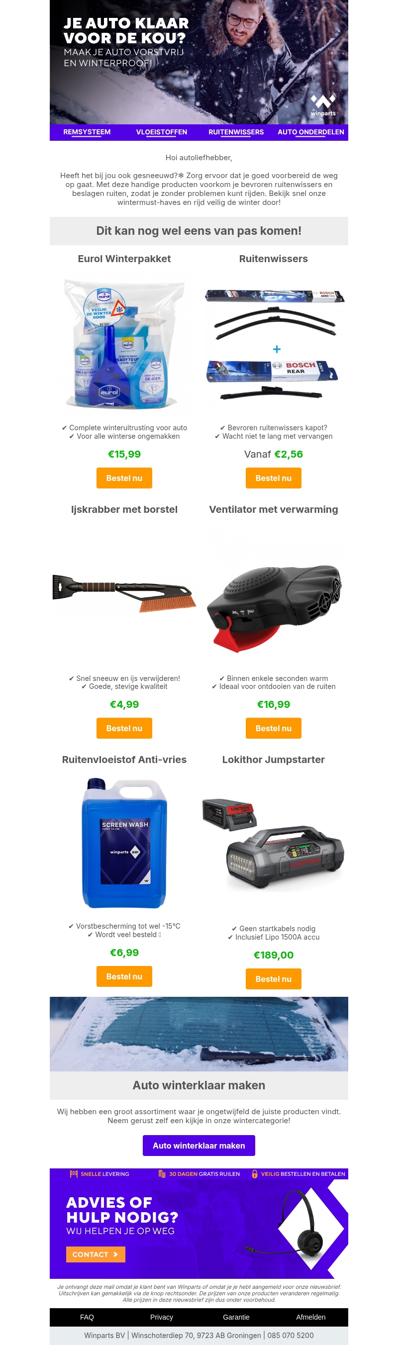 Koude start vandaag? We helpen je op weg!❄️🚘️ Koude start vandaag? We helpen je op weg!❄️🚘️