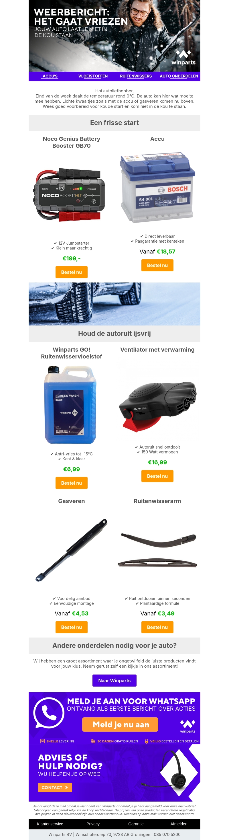 Let op! Het gaat vriezen deze week!❄️🚗 Let op! Het gaat vriezen deze week!❄️🚗