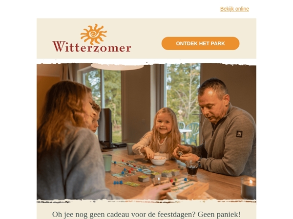 Tijd voor cadeaus🎅, tijd voor Witterzomer!