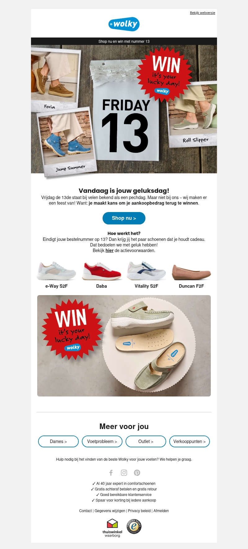π Maak van vrijdag de 13de jouw geluksdag π π Maak van vrijdag de 13de jouw geluksdag π