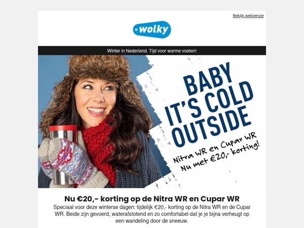 ❄️ Nu €20,- korting op onze warmste schoenen!