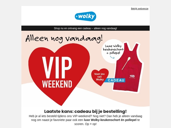 ⏰ Laatste dag van ons VIP-weekend