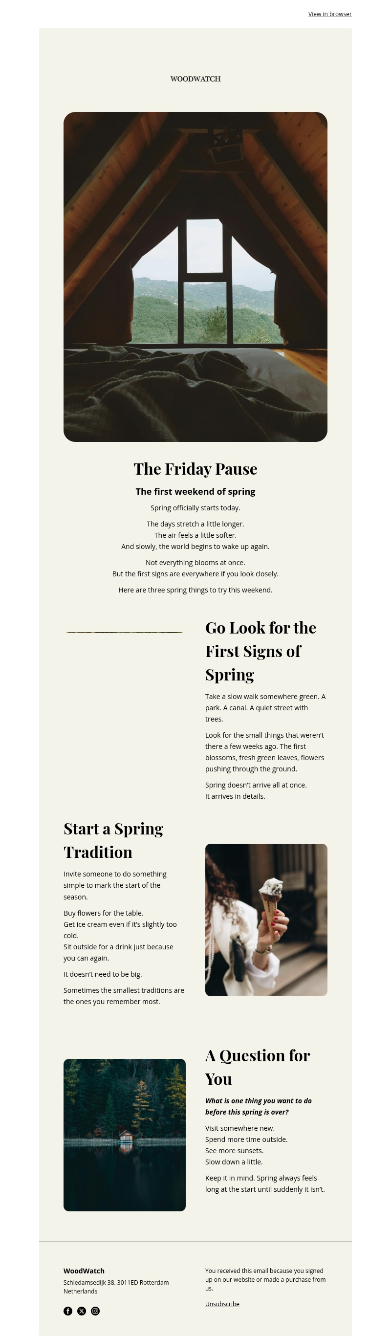 The Friday Pause: The First Signs of Spring 🌼 The Friday Pause: The First Signs of Spring 🌼