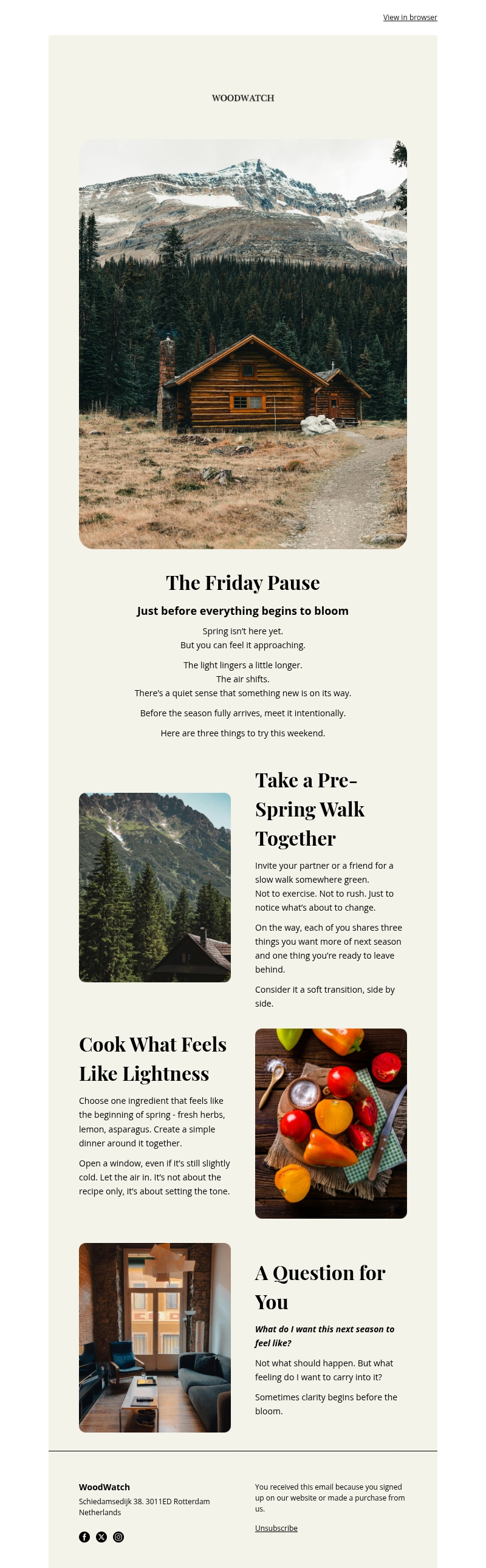 The Friday Pause: Just Before Spring Begins 🌿 The Friday Pause: Just Before Spring Begins 🌿