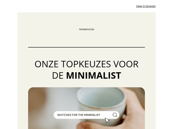 Topkeuzes voor de Minimalist 🤎