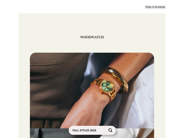 Fresh Season, Fresh Timepieces 🍂