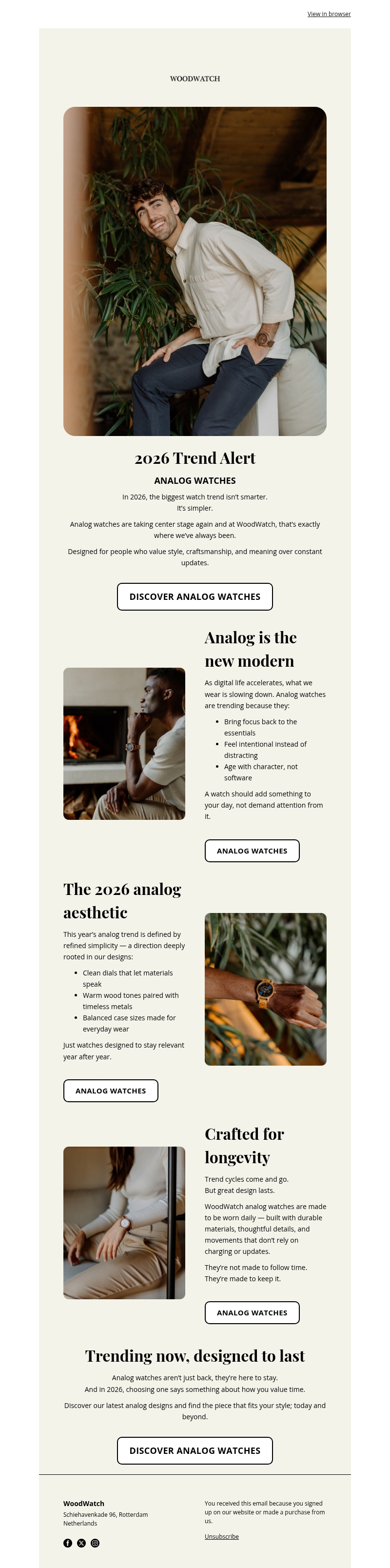 Trend Alert 2026: Analog Watches Trend Alert 2026: Analog Watches