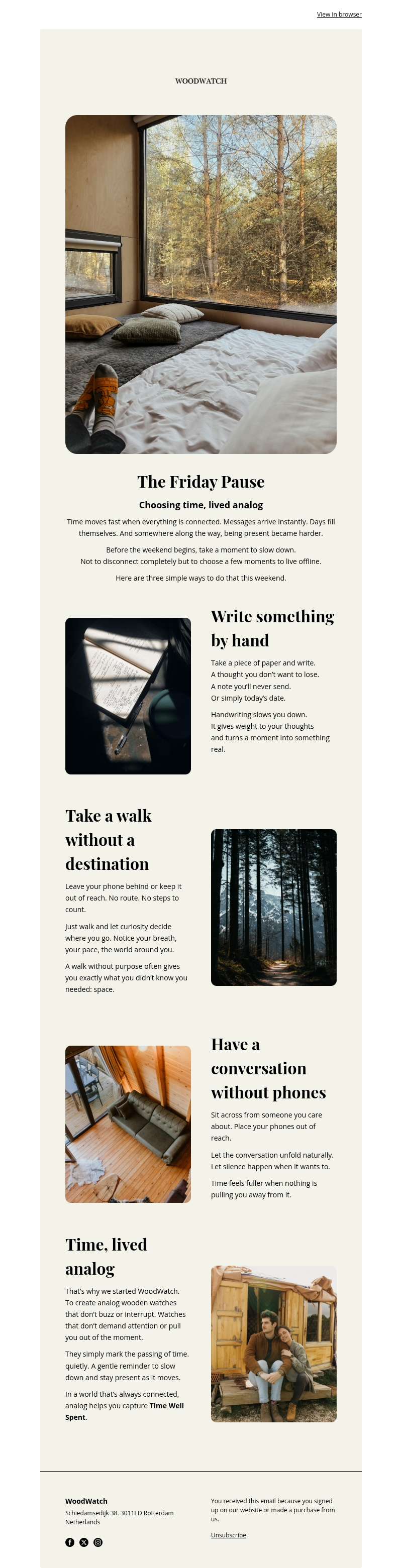 The Friday Pause: why we choose analog π The Friday Pause: why we choose analog π