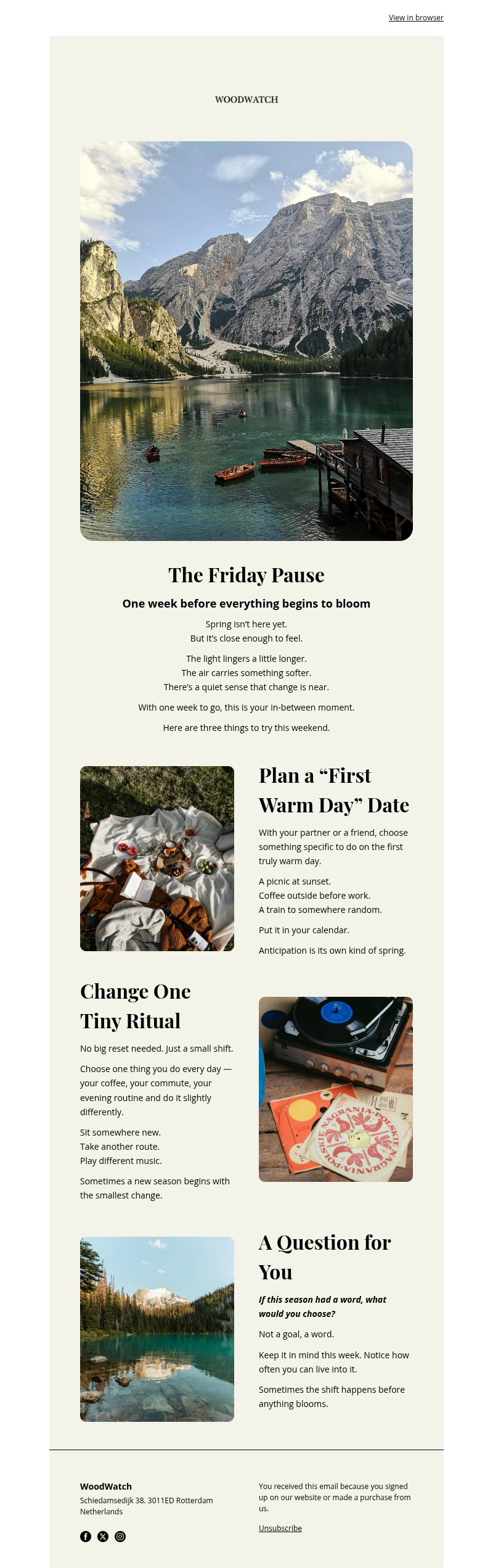 The Friday Pause: The In-Between Week 🌿 The Friday Pause: The In-Between Week 🌿