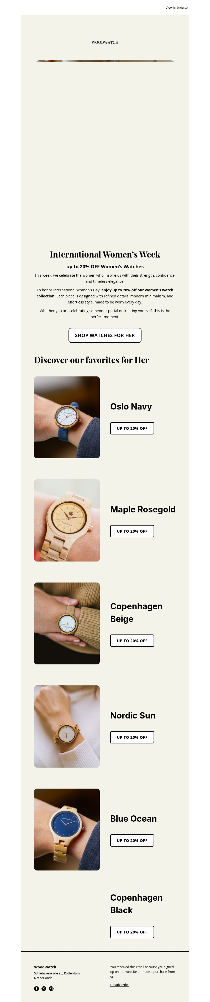 Celebrate Women with up to 20% OFF π Celebrate Women with up to 20% OFF π