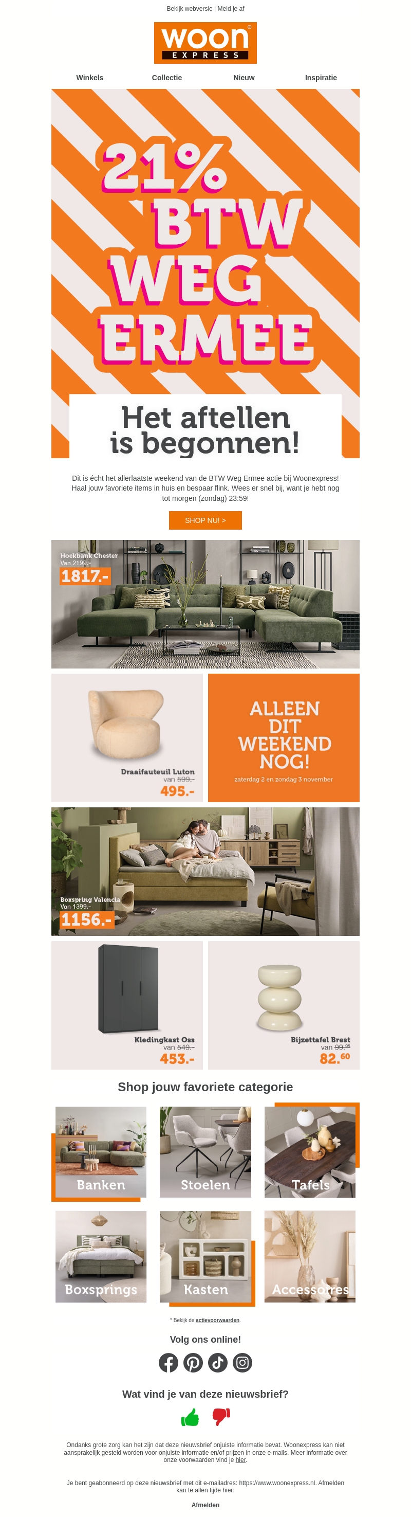 π
Het is nu of nooit: BTW Weg ermee! π
Het is nu of nooit: BTW Weg ermee!