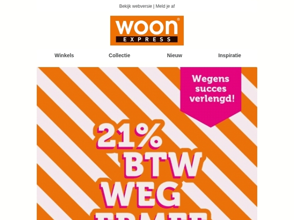 Wegen succes verlengd 😍