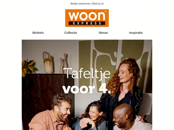 Maak je klaar voor lekker lang tafelen