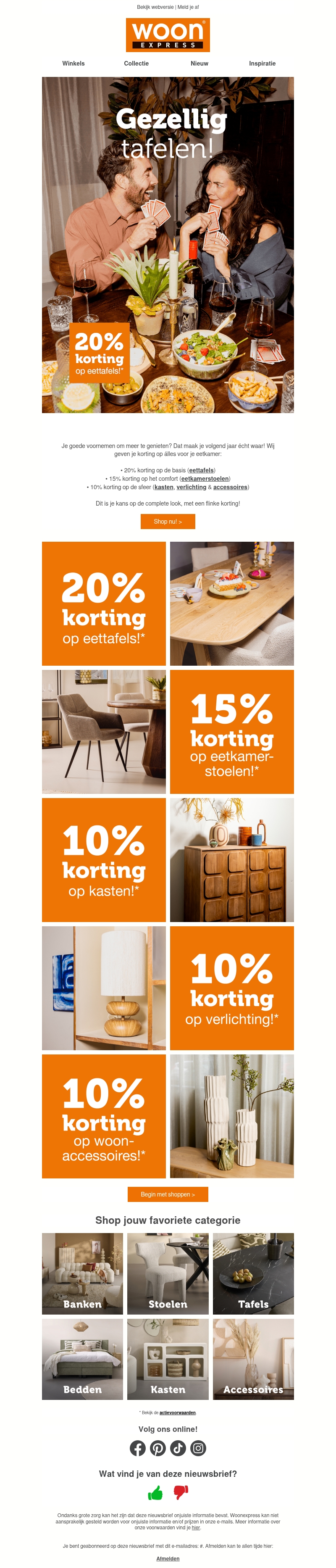 Gezellig tafelen met korting π·π£π΄ Gezellig tafelen met korting π·π£π΄