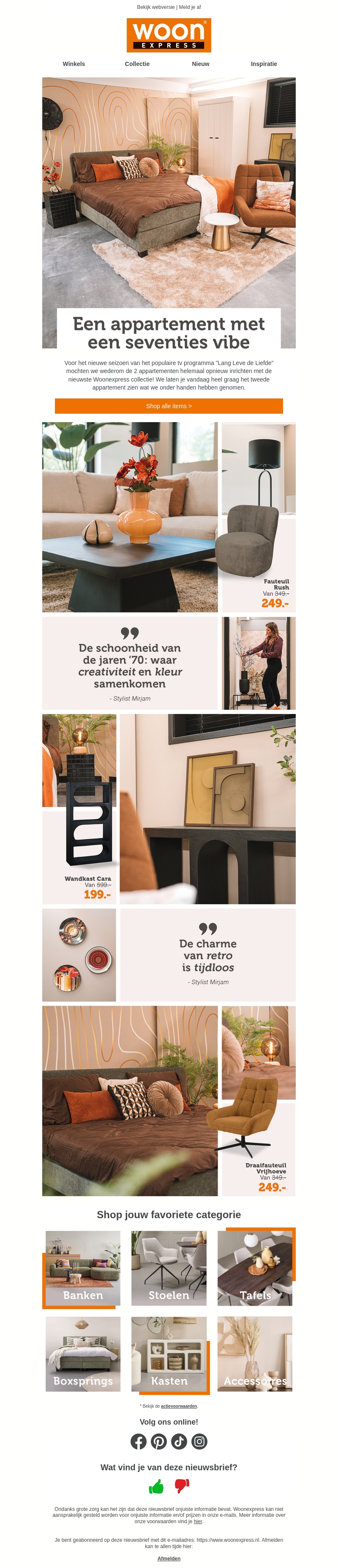 Een appartement met een seventies vibe πΊ Een appartement met een seventies vibe πΊ