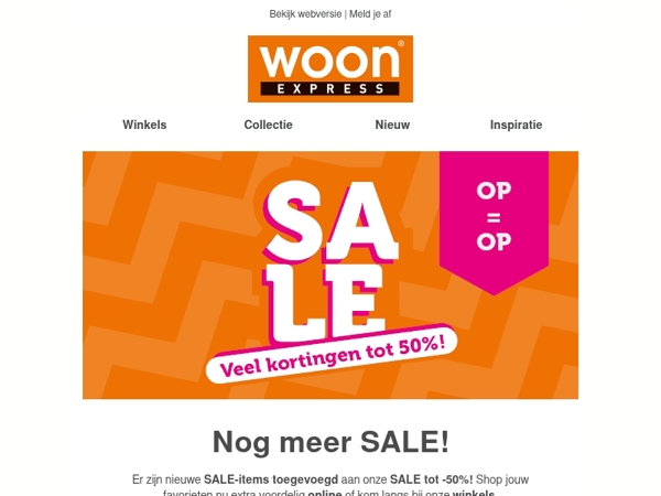 Nieuwe SALE items toegevoegd!