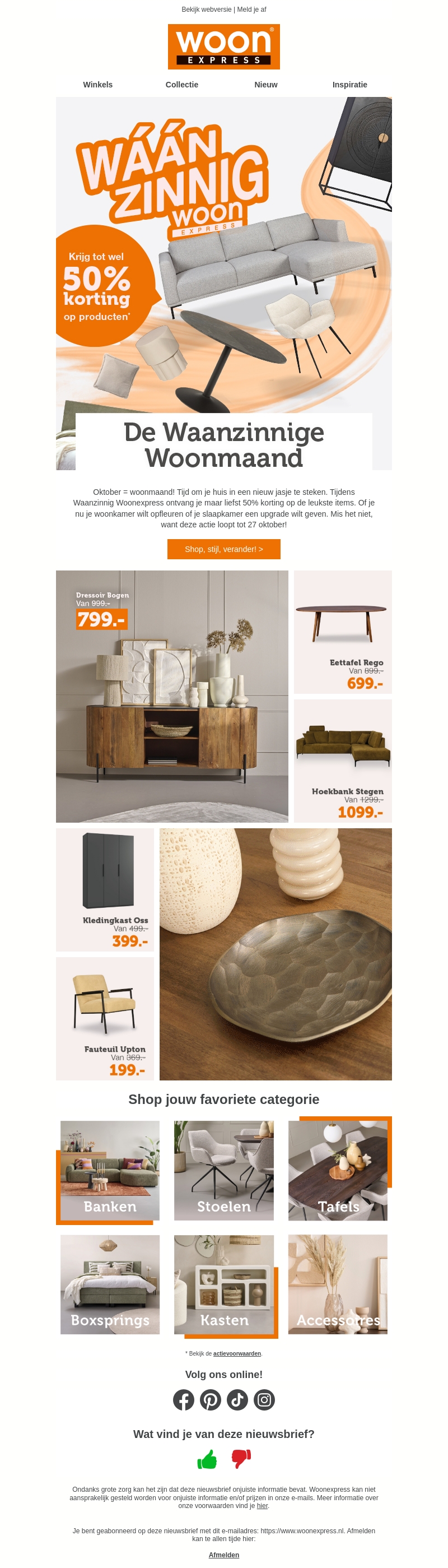 Waanzinnig Woonexpress: unieke items, lage prijzen! π₯ Waanzinnig Woonexpress: unieke items, lage prijzen! π₯