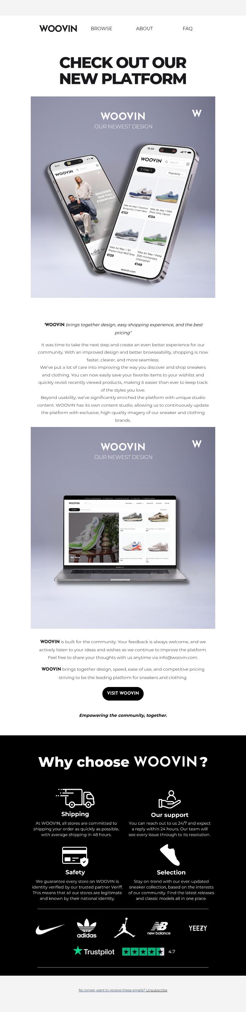 We officially launched our new WOOVIN platform! We officially launched our new WOOVIN platform!