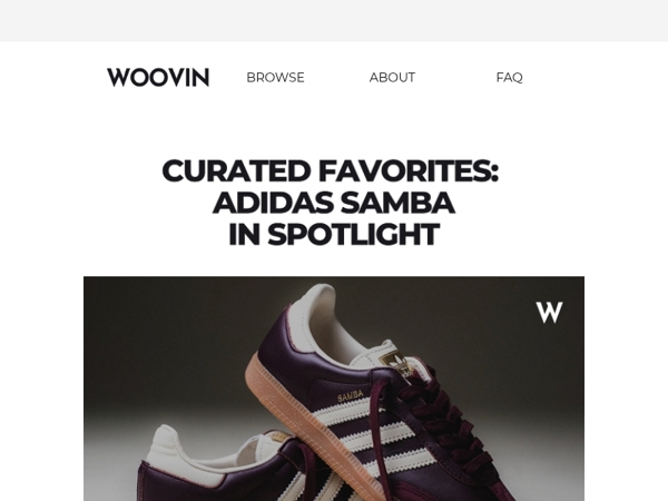 Curated Favorites: adidas Samba in Spotlight