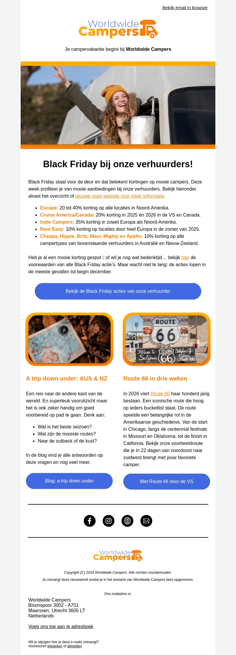 π Black Friday bij onze verhuurders π Black Friday bij onze verhuurders