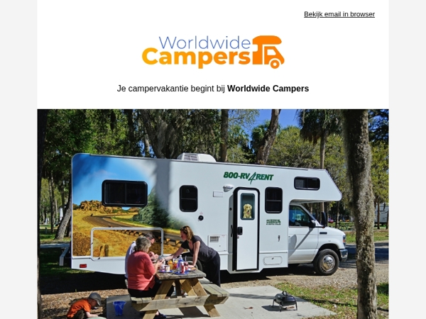 Nazomeren met een huurcamper