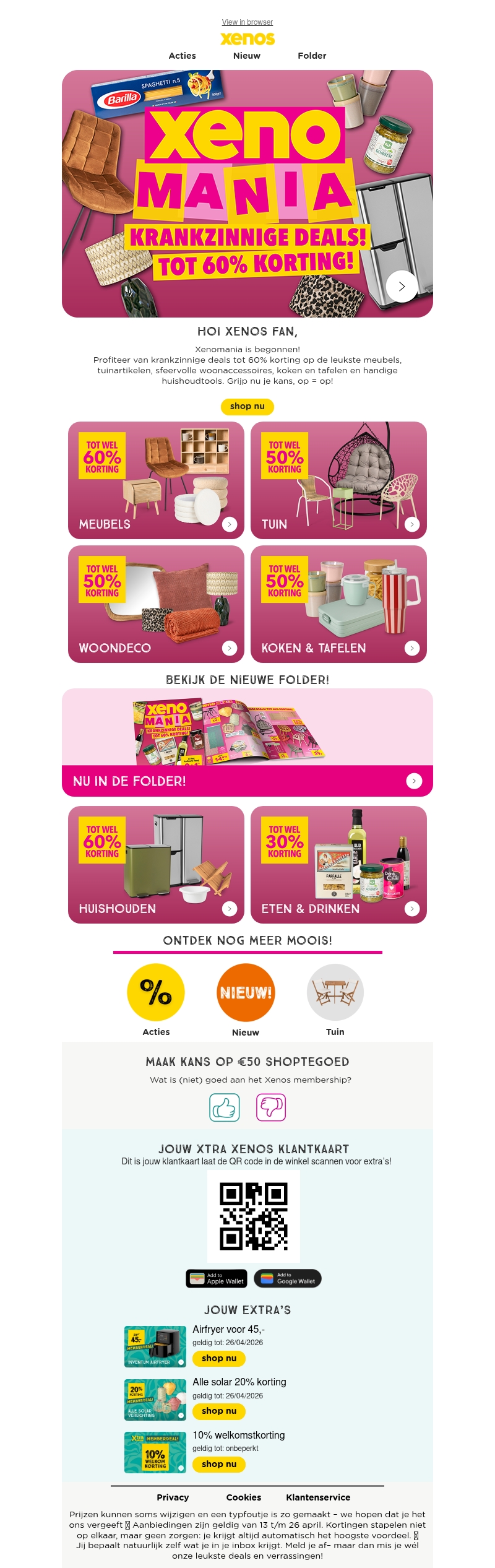 Xenomania: deals tot 60% korting Xenomania: deals tot 60% korting