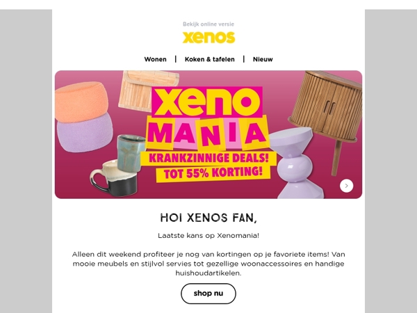 Tot en met zaterdag tot wel 55% korting