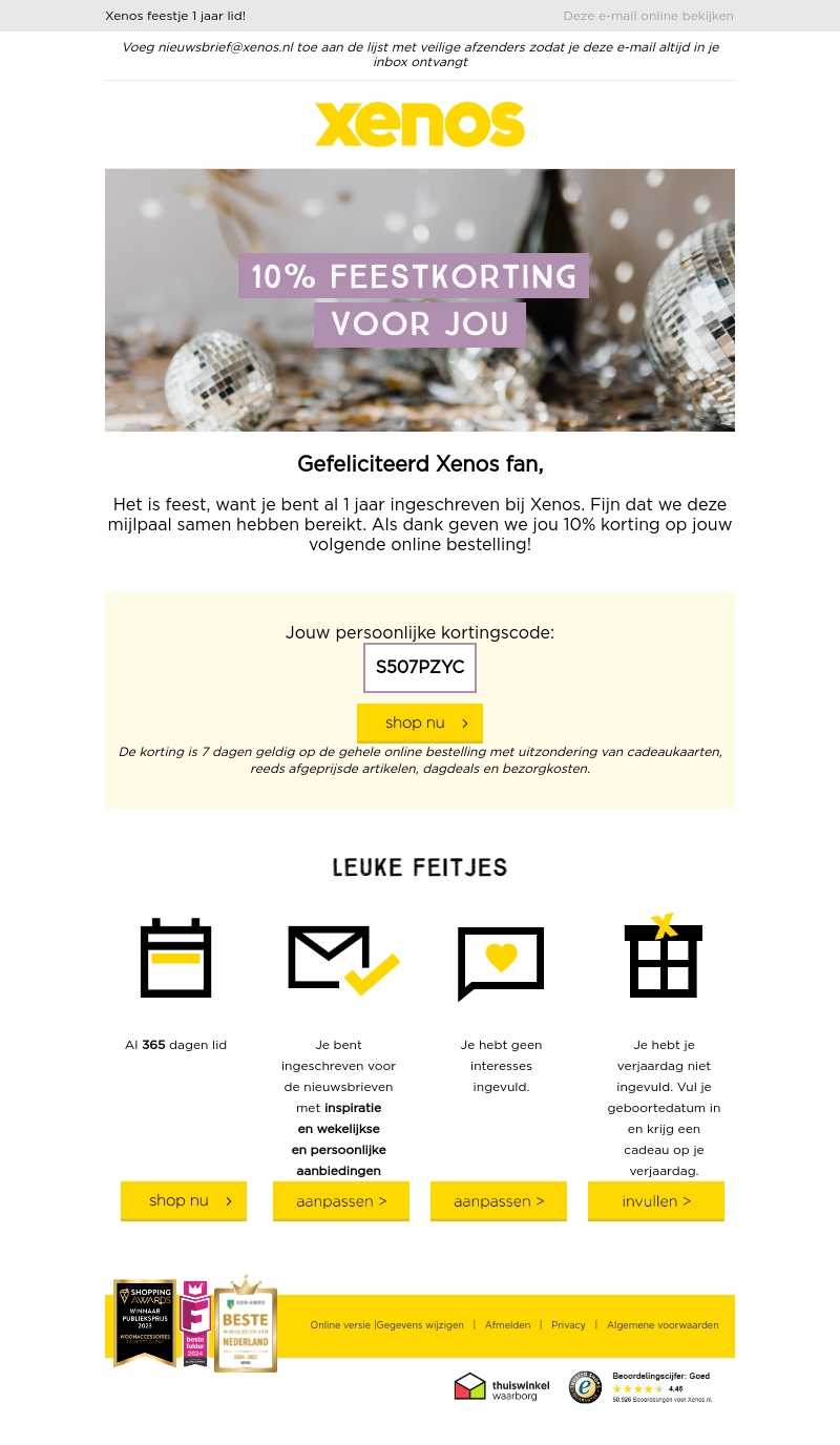 10% jubileumkorting 🥳 10% jubileumkorting 🥳