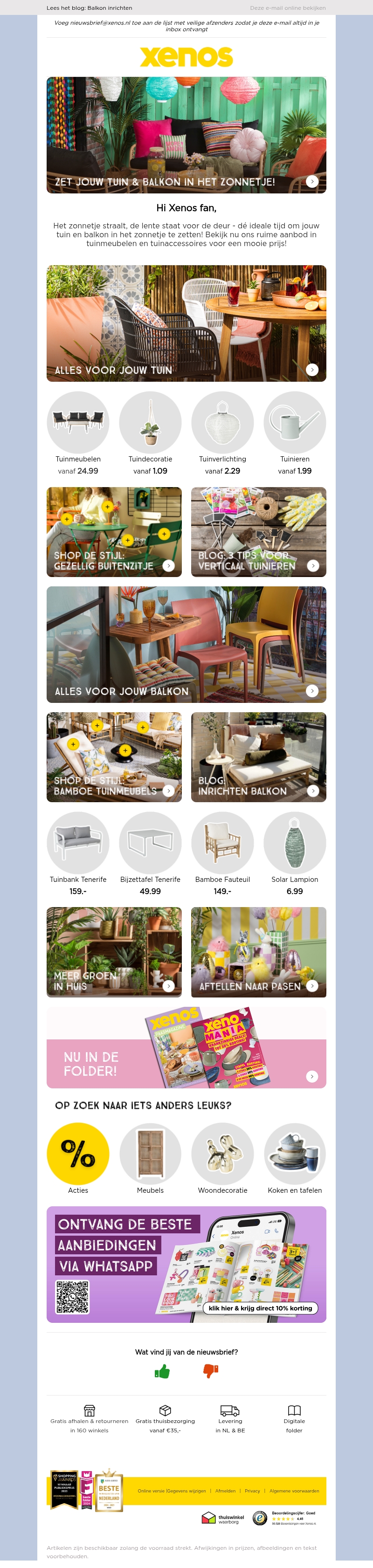 Zet jouw tuin & balkon in het zonnetje Zet jouw tuin & balkon in het zonnetje