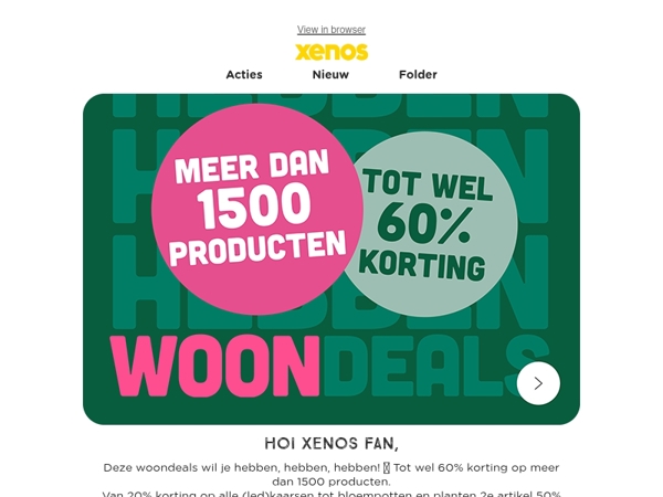 Deze deals wil je hebben, hebben, hebben!