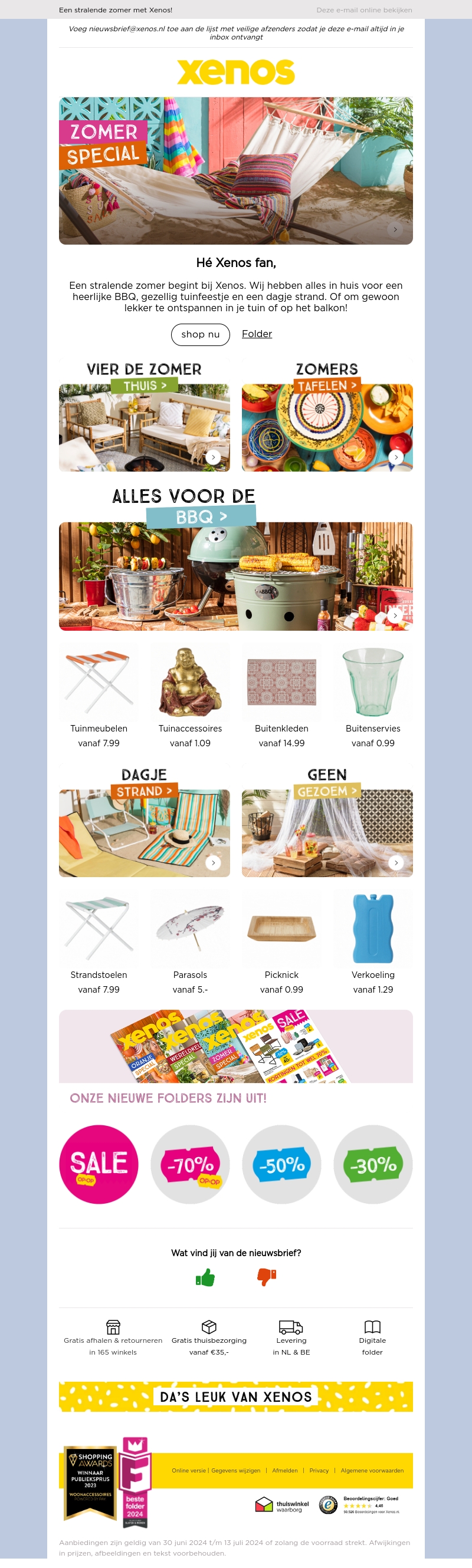 Alles voor de leukste zomer thuis! Alles voor de leukste zomer thuis!