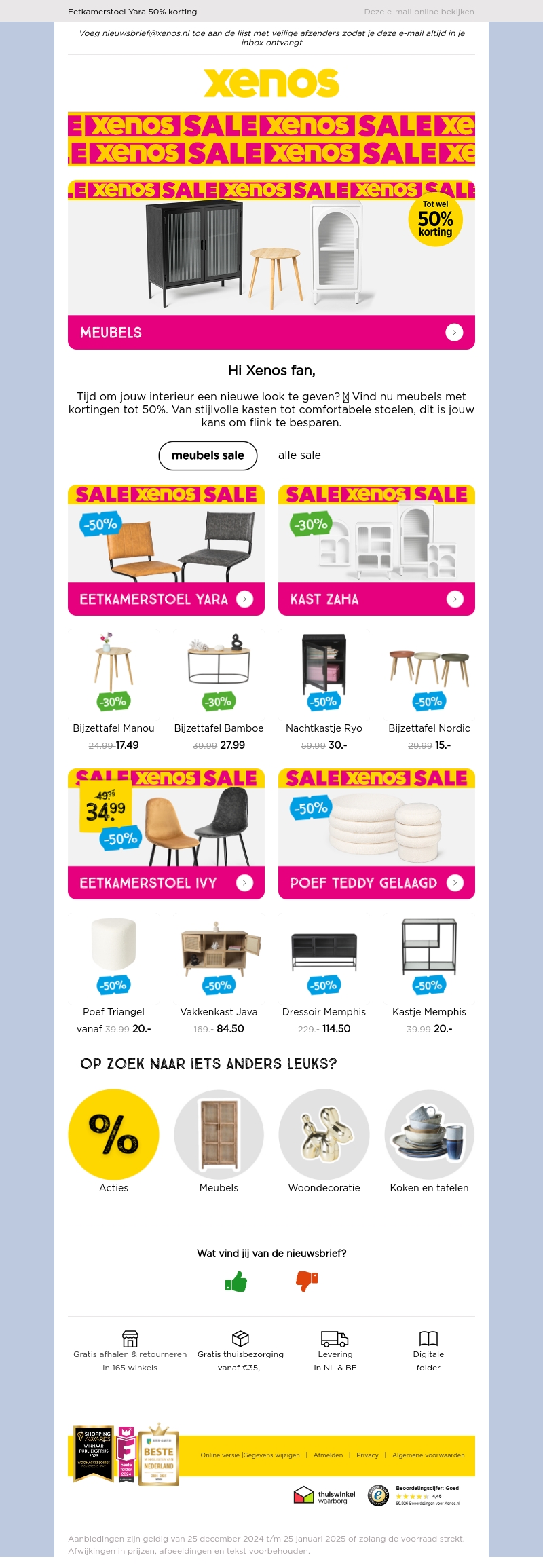 Kortingen tot wel 50% op favoriete meubels 💛 Kortingen tot wel 50% op favoriete meubels 💛