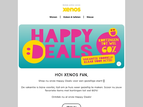 Scoor jouw Happy Deal nu!