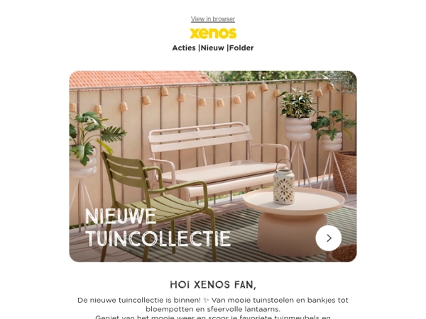 De NIEUWE tuin collectie is binnen!