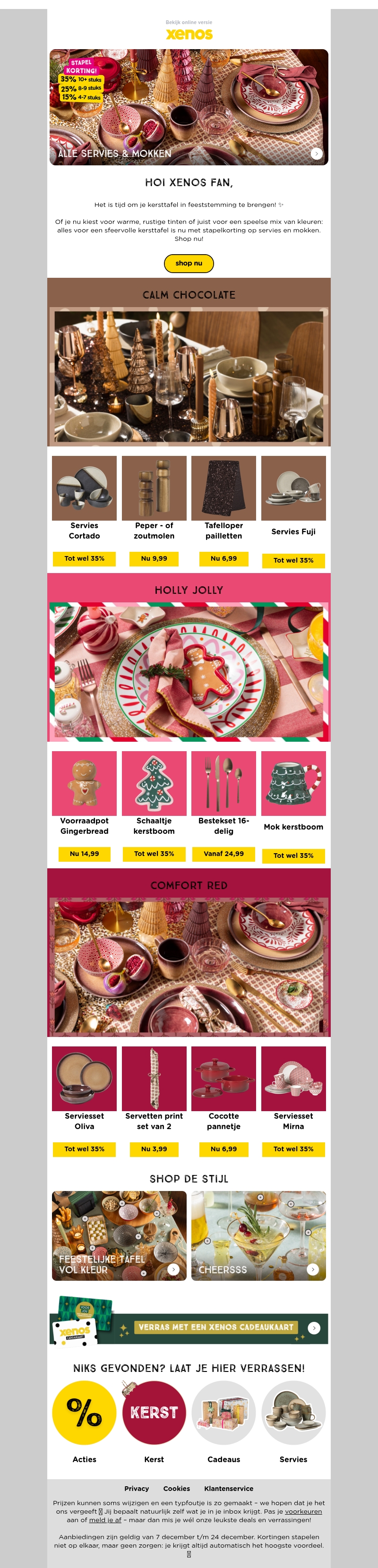 Stapelkorting op alle servies en mokken! Stapelkorting op alle servies en mokken!